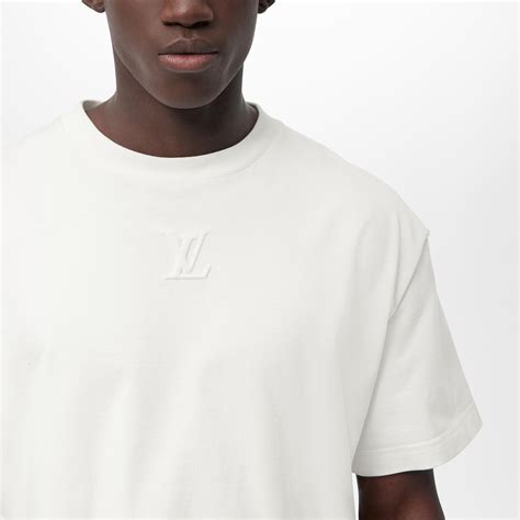 lv t shirt 2021|Embossed Lv Cotton T.